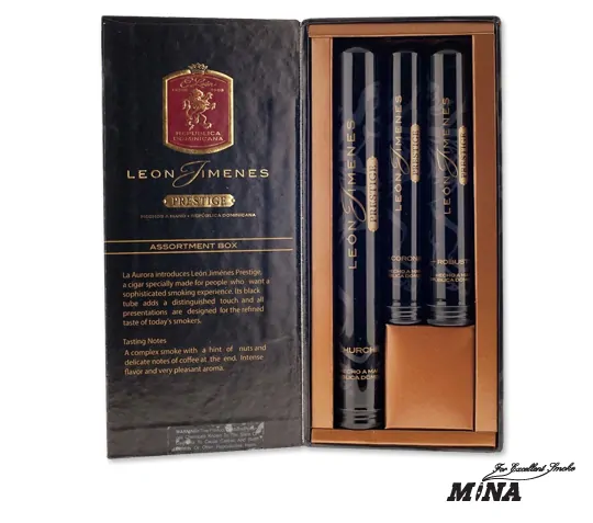 Leon Jimenes Assortment Box Prestige Tubos 3ks
