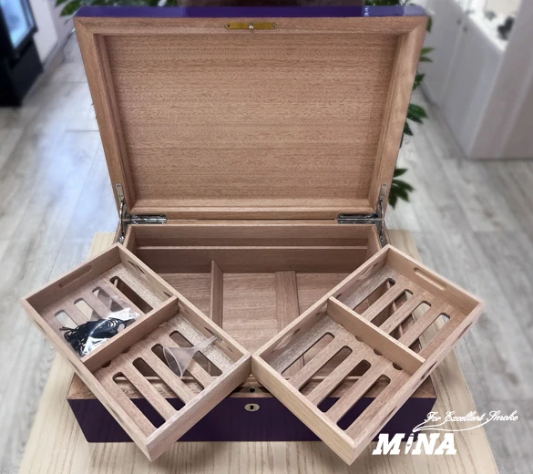 Humidor Villa Spa fialový